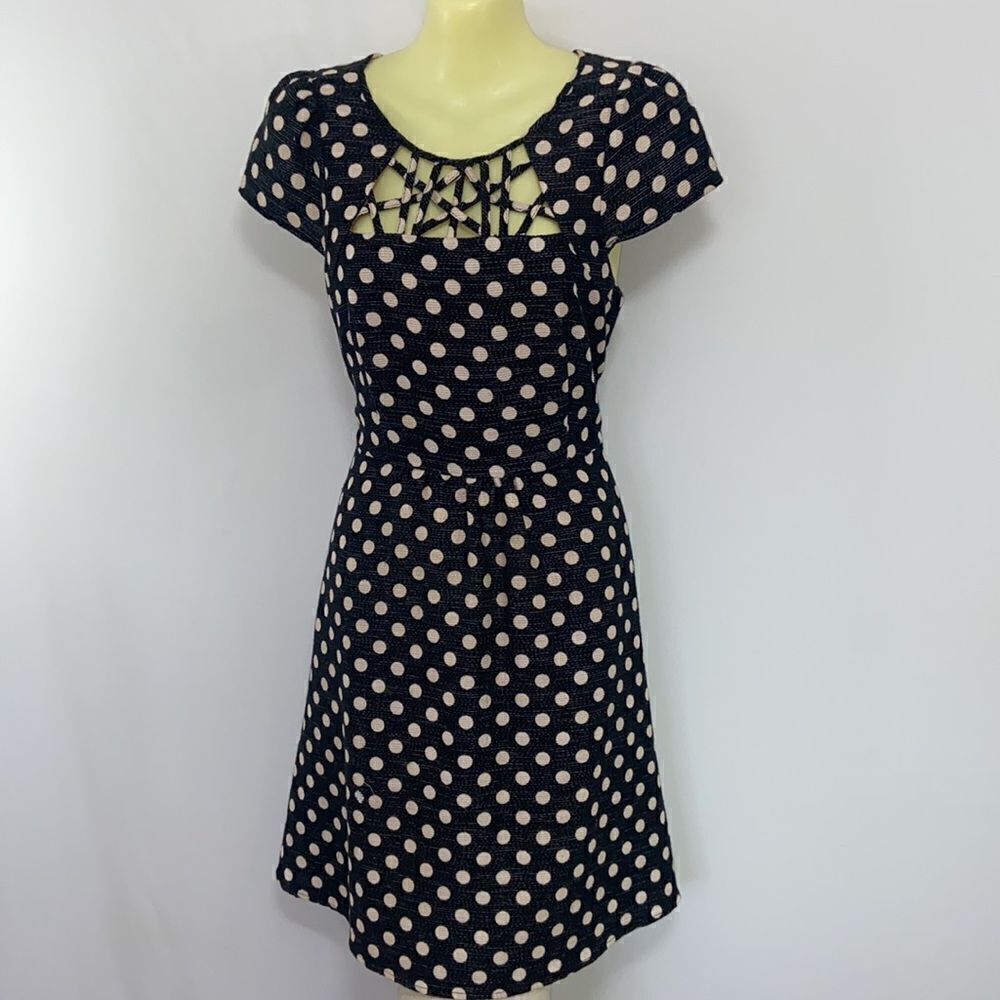 Anthropologie Dress Maeve “Nicola” Dot Nwot Sz 4 - Picture 5 of 8